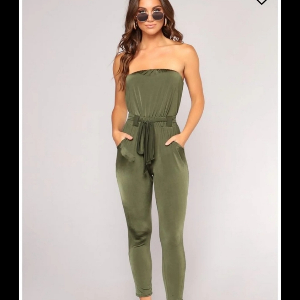 Strapless Jumpsuit New With Tags